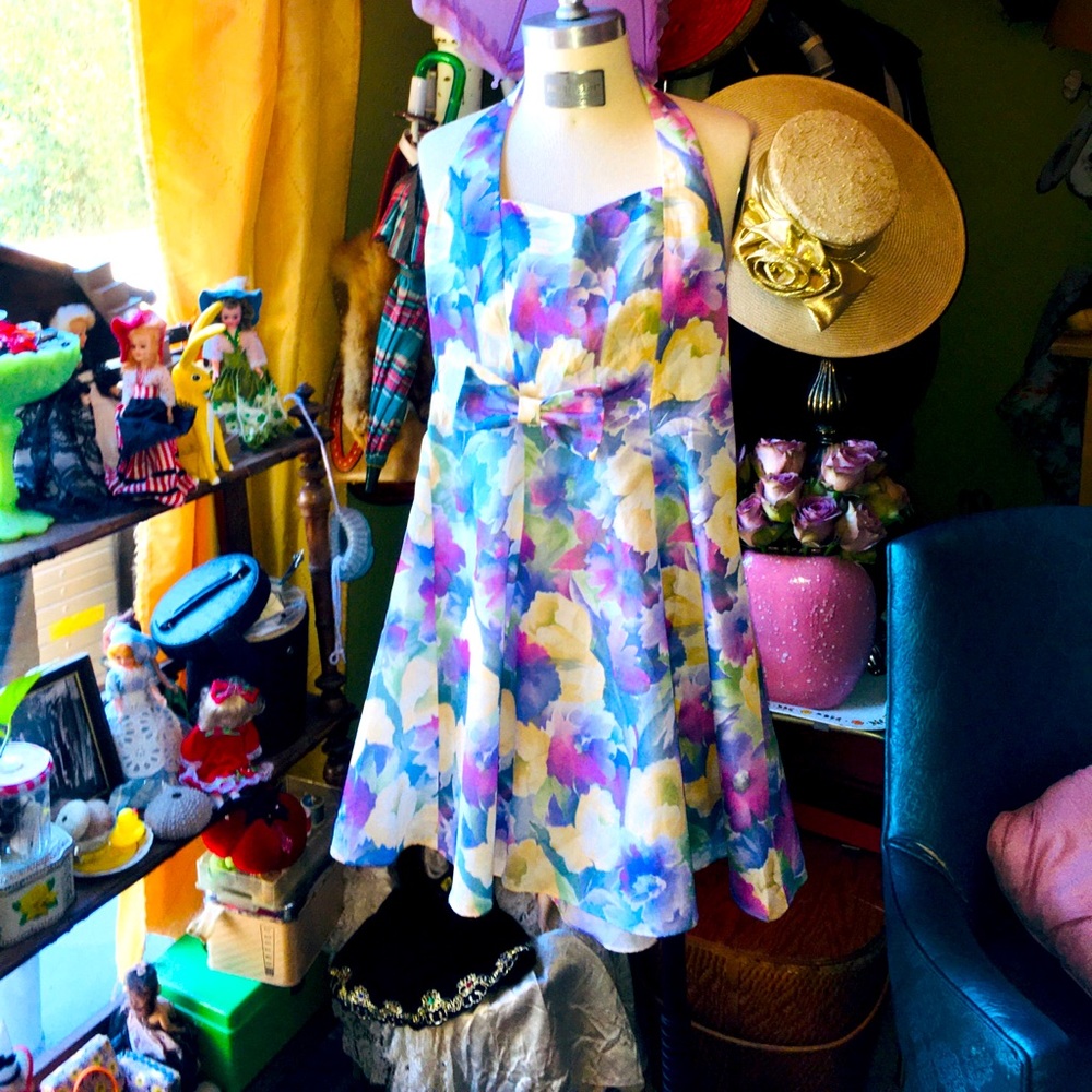 Dizzy pastel floral babydoll dress